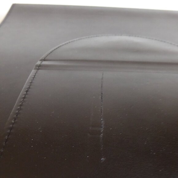 INFUSE BRAND BLACK LEATHER SPIRAL PRESENTATION BOOK SHEET PROTECTOR CASE BINDER - Picture 14 of 14